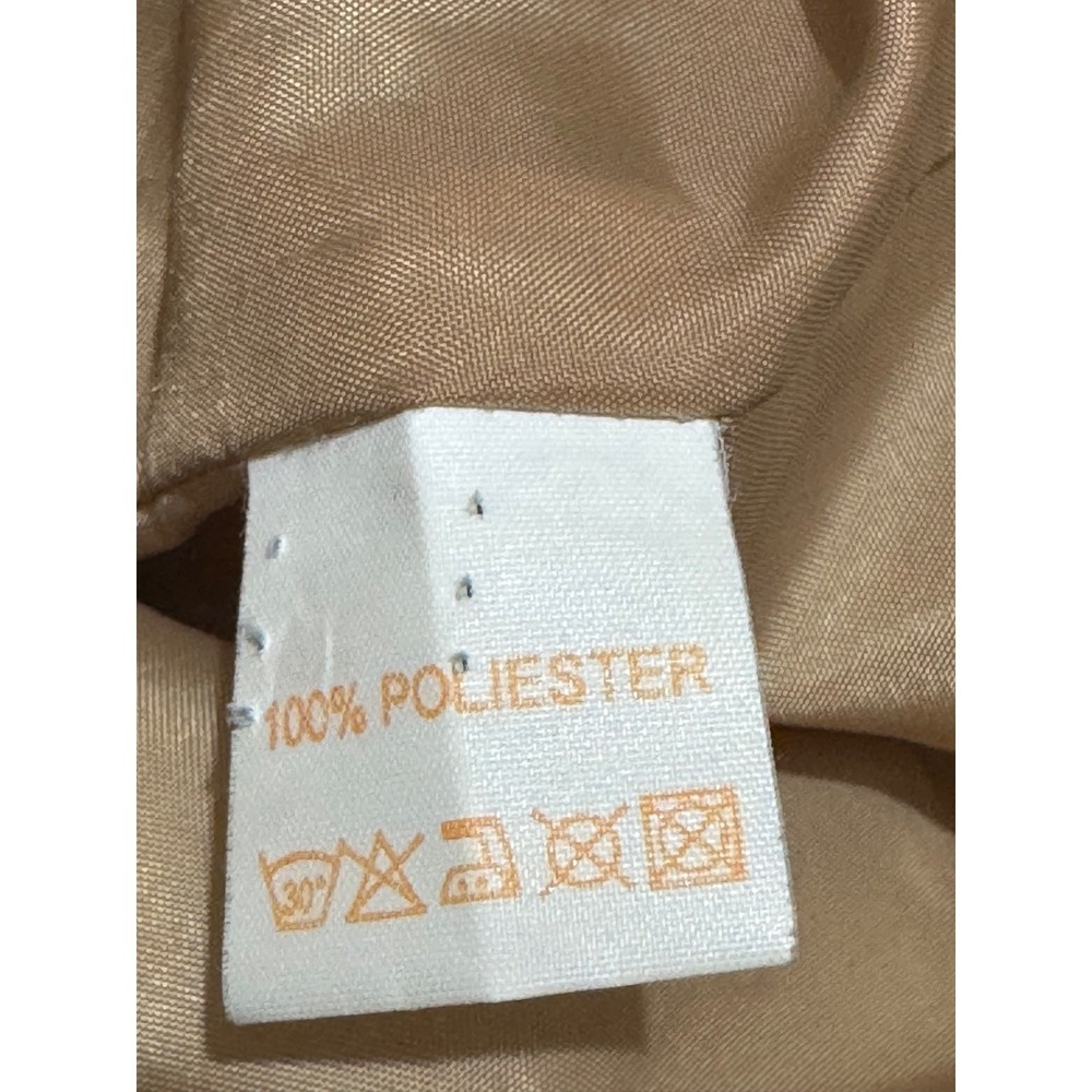 Women's Camel Quilted Belted Jacket Equestrian Preppy Puffer Coat Spain US8/EU40 - Picture 13 of 14